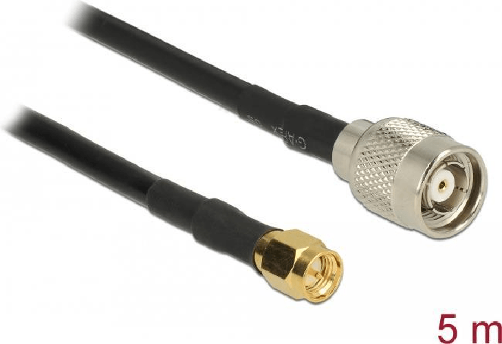 Delock-Cavo-antenna-RP-TNC-maschio--SMA-maschio-RG-58-C-U-5-m