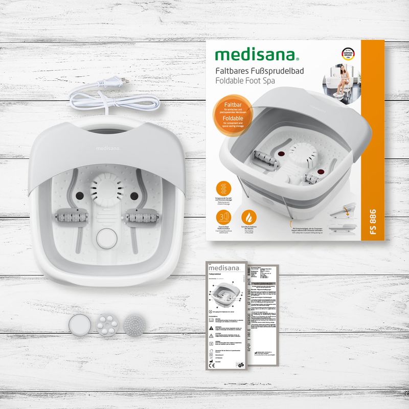 Medisana-FS-886-vasca-idromassaggio-plantare-pieghevole-con-bolle-e-massaggio-vibrante