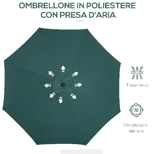 Outsunny-Ombrellone-da-Giardino-3x2.5-m-Inclinabile-con-Manovella-in-Metallo-e-Poliestere-Verde