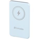 Verbatim Charge 'n' Go Polimeri di litio LiPo 5000 mAh Carica wireless Blu (MAG WIREL POWER BANK 5000 BLUE - CHARGEN GO