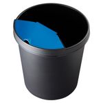 ---Pattumiera-Helit-da-inserire-20-l-nero-blu----