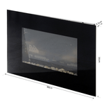 HOMCOM-Camino-Elettrico-da-Parete-o-Terra-2000W-con-Fiamma-LED-7-Colori-Nero-90x56x9.5cm