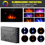 HOMCOM-Camino-Elettrico-da-Parete-o-Terra-2000W-con-Fiamma-LED-7-Colori-Nero-90x56x9.5cm