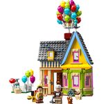 LEGO Disney e Pixar 43217 Casa di “Up”, Modellino con Palloncini e Figure di Carl, Russell e Dug