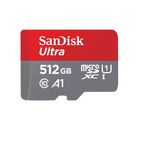 SanDisk SDSQUAC-512G-GN6FA memoria flash 512 GB MicroSDXC UHS-I Classe 10 (SanDisk Ultra - Scheda di memoria flash adatt