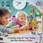 LEGO-Disney-e-Pixar-43217-Casa-di-“Up”-Modellino-con-Palloncini-e-Figure-di-Carl-Russell-e-Dug-Set-Disney-100°-Anniversario