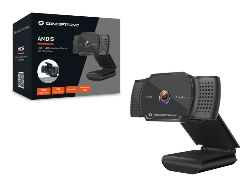 Conceptronic-AMDIS06B-webcam-1920-x-1080-Pixel-USB-2.0-Nero