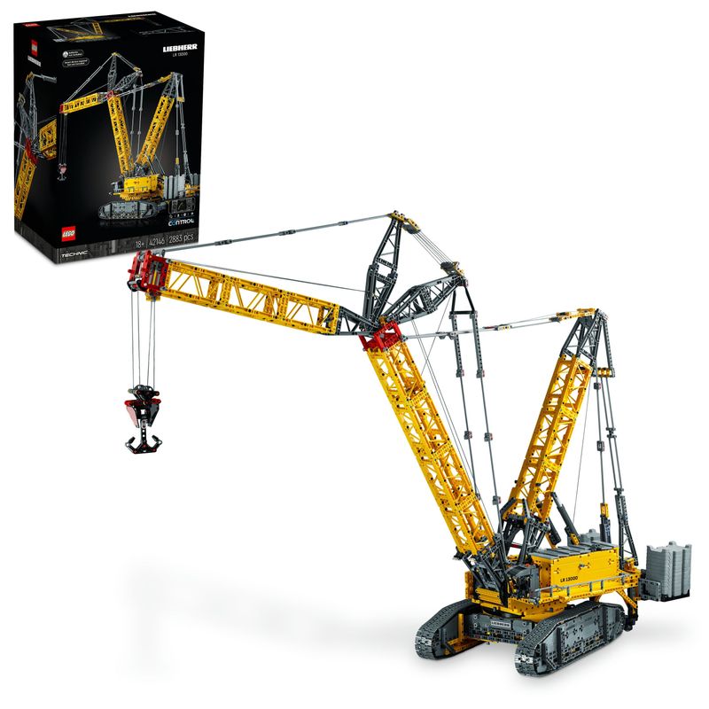 LEGO-Technic-42146-Gru-Cingolata-Liebherr-LR-13000-Veicolo-da-Cantiere-Telecomandato-con-App-Control--Modellismo-per-Adulti