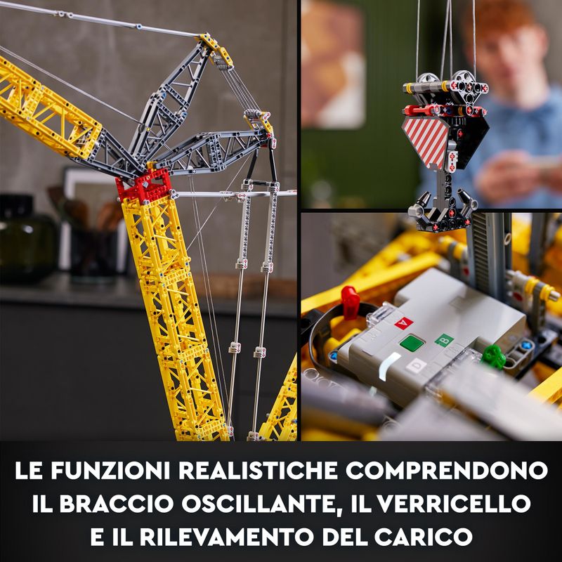 LEGO-Technic-42146-Gru-Cingolata-Liebherr-LR-13000-Veicolo-da-Cantiere-Telecomandato-con-App-Control--Modellismo-per-Adulti