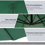 Outsunny-Ombrellone-da-Esterni-Decentrato-con-Manovella-in-Acciaio-e-Poliestere-Anti-UV-3x2.5-m-Verde