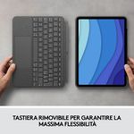 Logitech-Combo-Touch-Custodia-con-Tastiera-per-iPad-Pro-11-pollici--1a-2a-3a-gen---2018-2020-2021----Tastiera-Retroilluminata-Rimovibile-Trackpad-Smart-Connector---Grigio