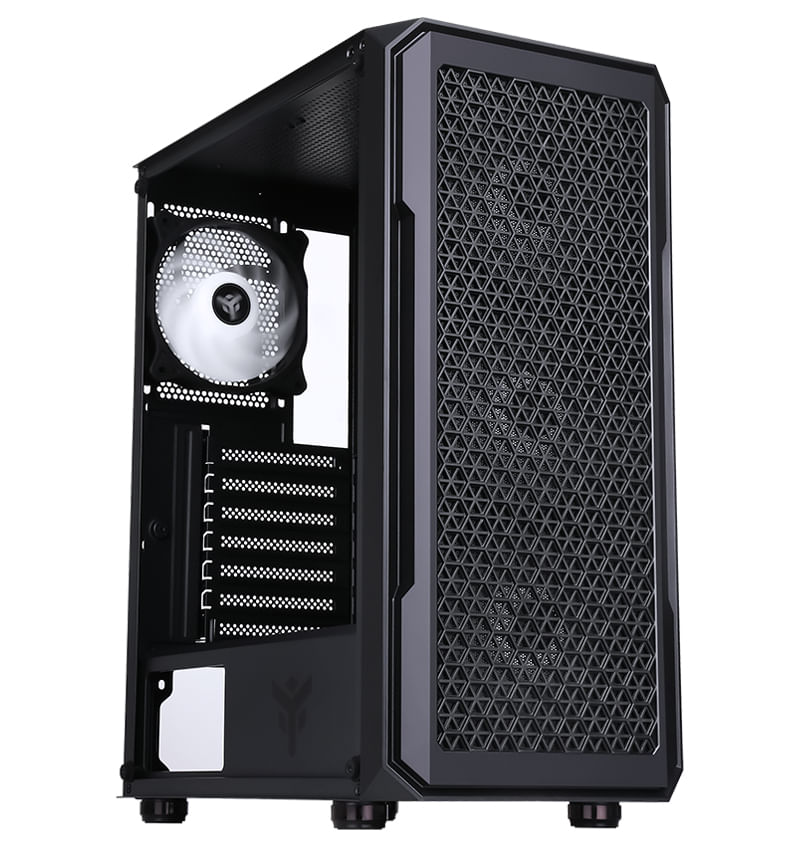 Case-Itek-Six-Triangle-Gaming-Middle-Tower-4x12cm-ARGB-fan-USB3-Side-Panel-Temp-Glass