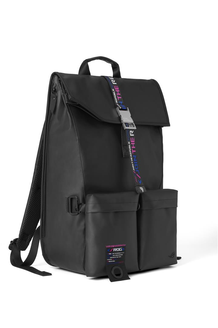 ASUS-ROG-SLASH-Backpack-zaino-Zaino-casual-Nero-Poliestere-Poliuretano-termoplastico--TPU-