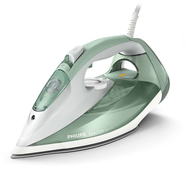 Philips-7000-series-DST7012-70-ferro-da-stiro-Ferro-a-vapore-SteamGlide-Plus-2600-W-Verde-Grigio