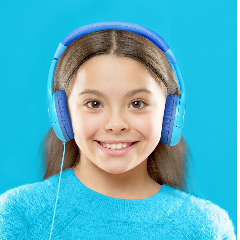 Celly-KidsBeat-Cuffie-Padiglione-auricolare-Blu
