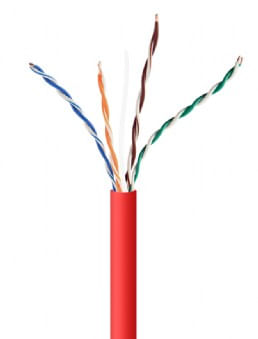 Cavo-LAN-CableXpert-CAT5e-UTP--CCA--solido-1000-piedi-rosso---UPC-5004E-SOL-R