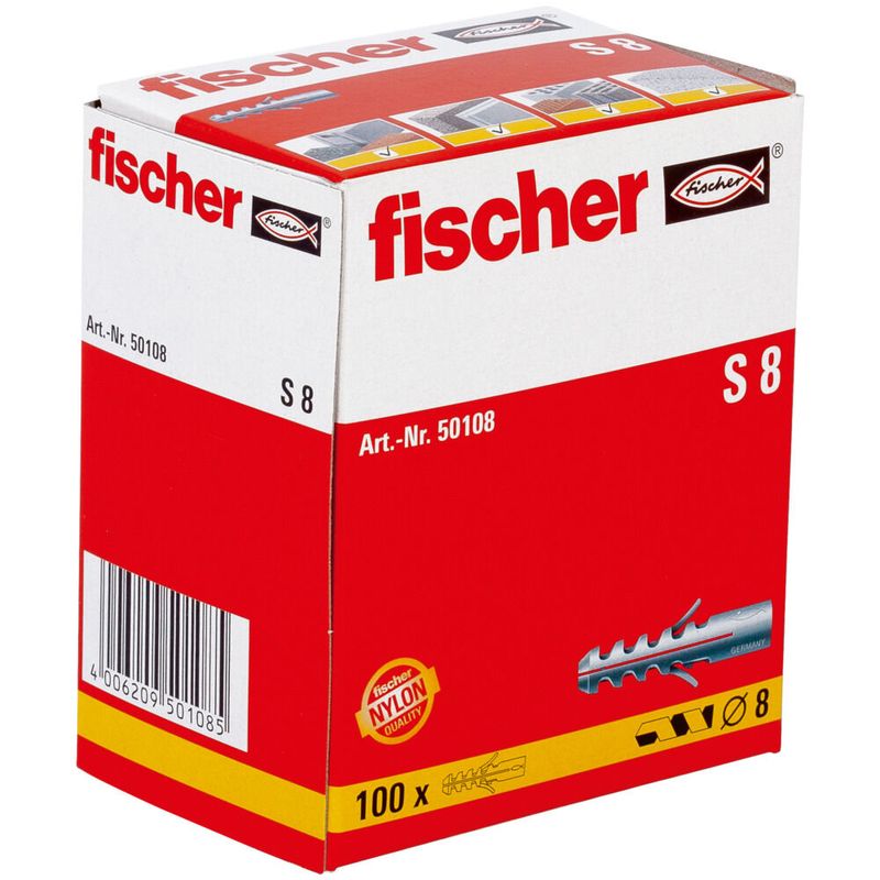 Fischer-050108-ancoraggio-a-vite-e-tassello-4-cm-100-pezzo-i-