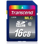 Transcend - Flash-Speicherkarte - 16 GB - Class 10 - SDHC