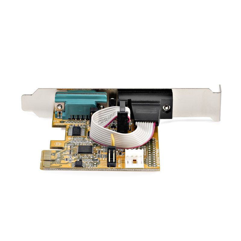 StarTech.com-Scheda-seriale-PCI-Express-a-2-porte--Scheda-di-interfaccia-seriale-da-PCIe-a-RS232--DB9--con-16C1050-UART-e-ritenzione-COM-5V-12V--Windows-e-Linux--21050-PC-SERIAL-LP-