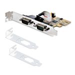 StarTech.com-Scheda-seriale-PCI-Express-a-2-porte--Scheda-di-interfaccia-seriale-da-PCIe-a-RS232--DB9--con-16C1050-UART-e-ritenzione-COM-5V-12V--Windows-e-Linux--21050-PC-SERIAL-LP-