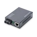 Digitus Convertitore 10/100/1000 Gigabit Media Converter Rj45 - Fibra Ottica Sc 1000Base-Lx