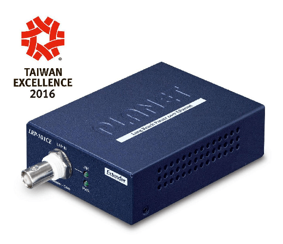 PLANET LRP-101CE moltiplicatore di rete Trasmettitore di rete Blu 100 Mbit/s