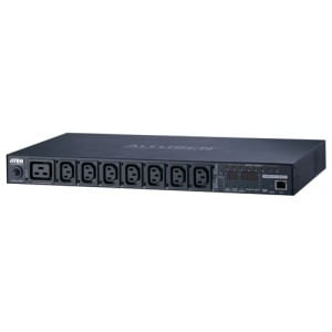 Aten-8-Port-Intelligent-1U-ECO-Power-Distribution-Unit--PDU--Metered--7-x-C13-1-x-C19-