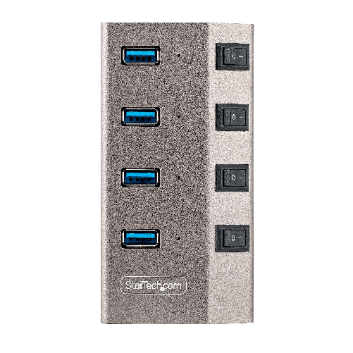 StarTech.com-Hub-USB-C-Autoalimentato-a-4-Porte-con-Interruttori-Individuali---Multipresa-USB-3