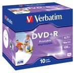 Verbatim-DVD-R-Wide-Inkjet-Printable-ID-Brand-47-GB-10-pezzo-i-