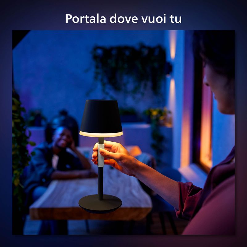 Philips-Hue-White-and-Color-Ambiance-Go-Lampada-Smart-da-Tavolo-Ricaricabile-Nera-Wireless