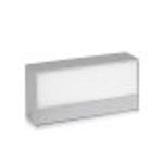 V-TAC Applique Lampada Led Da Parete Rettangolare 9W 3000K Up-Down Doppio Fascio Luminoso Carcassa Grigia SKU-8239