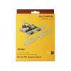 DeLock-Scheda-PCI-Express--2-x-Seriale-RS-232-ad-alta-velocitA -921K-con-alimentazione-di-tensione---Adattatore-seriale--