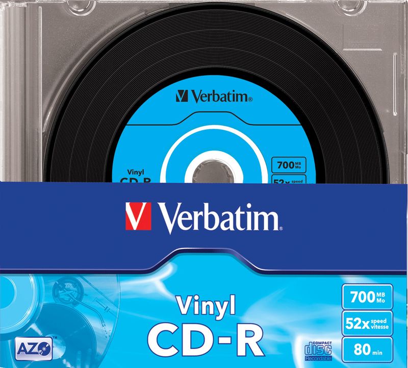 Verbatim-CD-R-AZO-Data-Vinyl-CD-R-700MB-10pezzo-i-