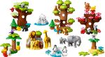 LEGO-DUPLO-10975-Animali-del-Mondo-Tappetino-da-Gioco-con-Leone-Giocattolo-e-Mattoncino-con-Suoni-Giochi-per-Bambini