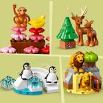 LEGO-DUPLO-10975-Animali-del-Mondo-Tappetino-da-Gioco-con-Leone-Giocattolo-e-Mattoncino-con-Suoni-Giochi-per-Bambini