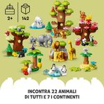 LEGO-DUPLO-10975-Animali-del-Mondo-Tappetino-da-Gioco-con-Leone-Giocattolo-e-Mattoncino-con-Suoni-Giochi-per-Bambini