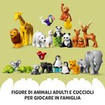 LEGO-DUPLO-10975-Animali-del-Mondo-Tappetino-da-Gioco-con-Leone-Giocattolo-e-Mattoncino-con-Suoni-Giochi-per-Bambini