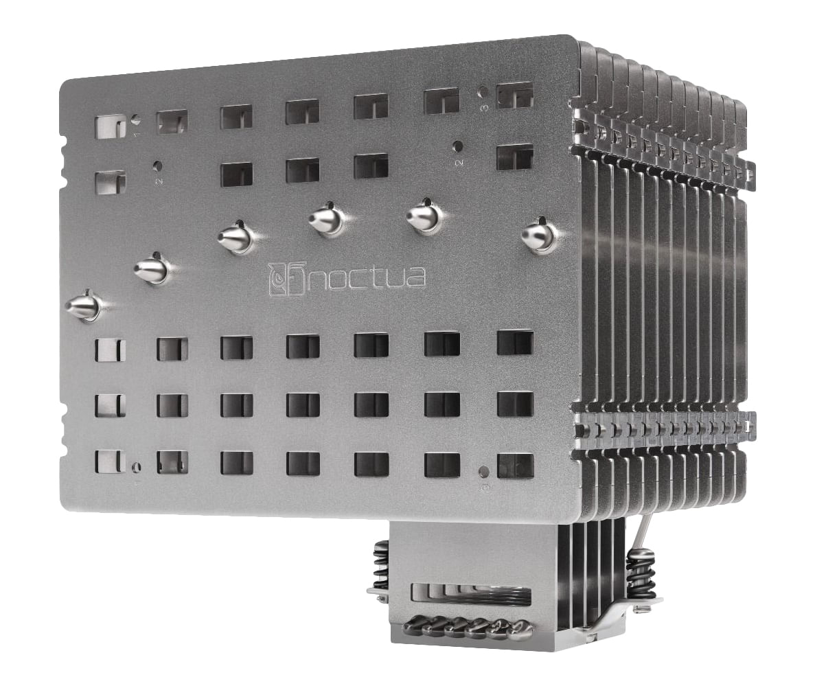 Noctua NH-P1 sistema di raffreddamento per computer Processore Dissipatore di calore/Radiatore Alluminio 1 pz (Noctua NH