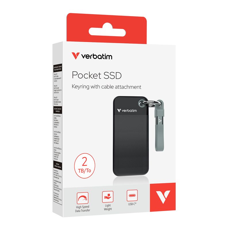 Verbatim-Pocket-SSD-2-TB-USB-tipo-C-3.2-Gen-2--3.1-Gen-2--Nero-Grigio