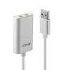 Lindy-42926-convertitore-audio-Argento-Bianco