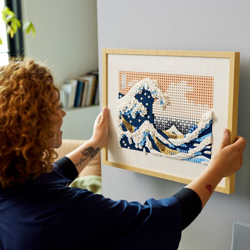 LEGO-31208-Art-Hokusai---La-Grande-Onda-Set-Fai-Da-Te-Hobby-Creativi-per-Adulti-Idea-Regalo-Natale-per-Donna-o-Uomo-Lui-o-Lei-Decorazioni-Casa-Quadri-Soggiorno-Giapponesi