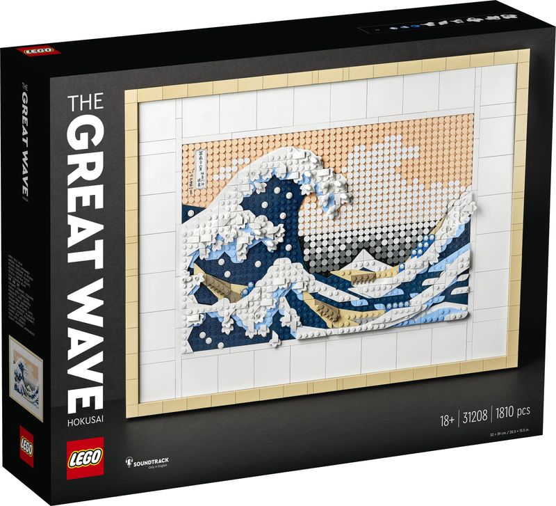 LEGO-31208-Art-Hokusai---La-Grande-Onda-Set-Fai-Da-Te-Hobby-Creativi-per-Adulti-Idea-Regalo-Natale-per-Donna-o-Uomo-Lui-o-Lei-Decorazioni-Casa-Quadri-Soggiorno-Giapponesi