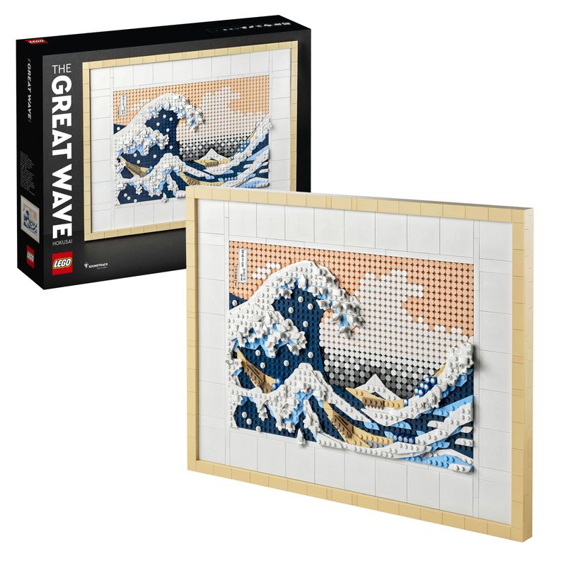 LEGO-31208-Art-Hokusai---La-Grande-Onda-Set-Fai-Da-Te-Hobby-Creativi-per-Adulti-Idea-Regalo-Natale-per-Donna-o-Uomo-Lui-o-Lei-Decorazioni-Casa-Quadri-Soggiorno-Giapponesi
