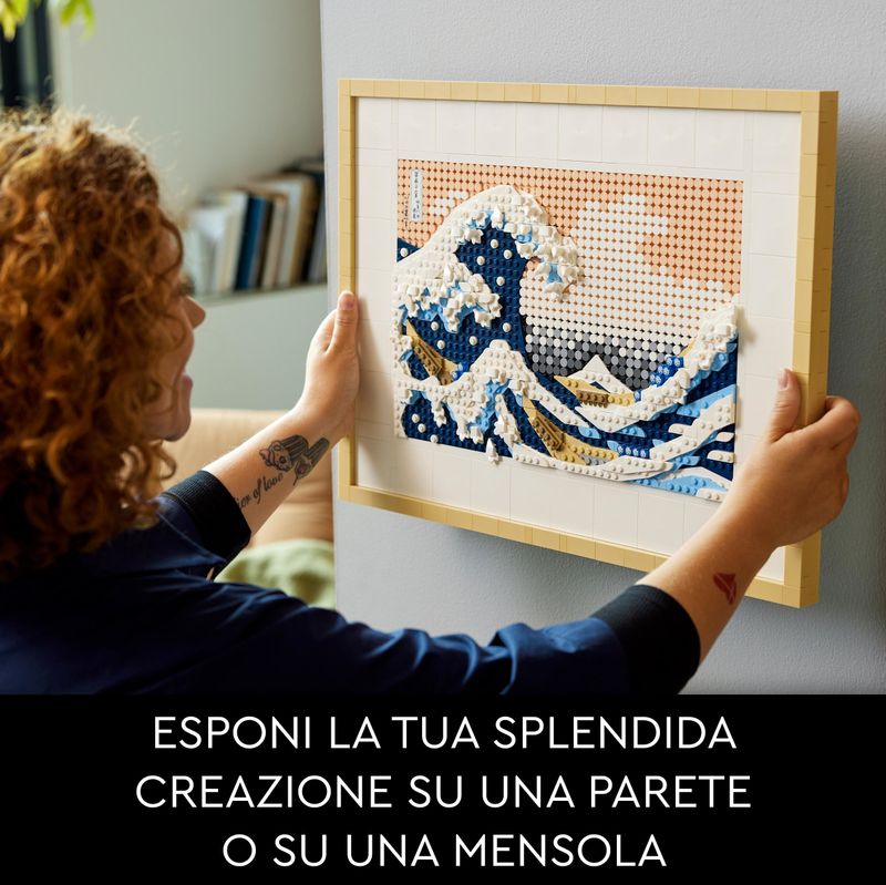 LEGO-31208-Art-Hokusai---La-Grande-Onda-Set-Fai-Da-Te-Hobby-Creativi-per-Adulti-Idea-Regalo-Natale-per-Donna-o-Uomo-Lui-o-Lei-Decorazioni-Casa-Quadri-Soggiorno-Giapponesi