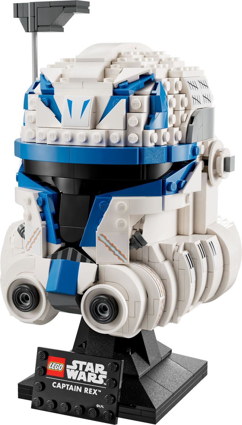 LEGO-Star-Wars-75349-Casco-di-Captain-Rex-Set-Serie-Caschi-2023-Collezione-per-Adulti-da-The-Clone-Wars-Idee-Regalo