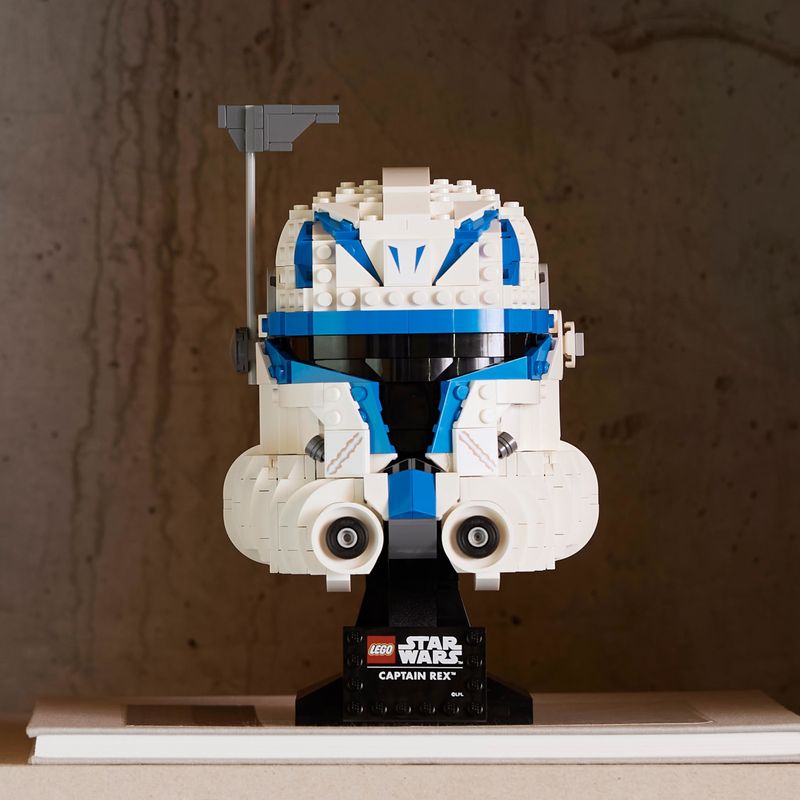 LEGO-Star-Wars-75349-Casco-di-Captain-Rex-Set-Serie-Caschi-2023-Collezione-per-Adulti-da-The-Clone-Wars-Idee-Regalo