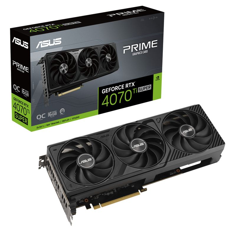 ASUS-Prime--RTX4070TIS-O16G-NVIDIA-GeForce-RTX-4070-Ti-SUPER-16-GB-GDDR6X