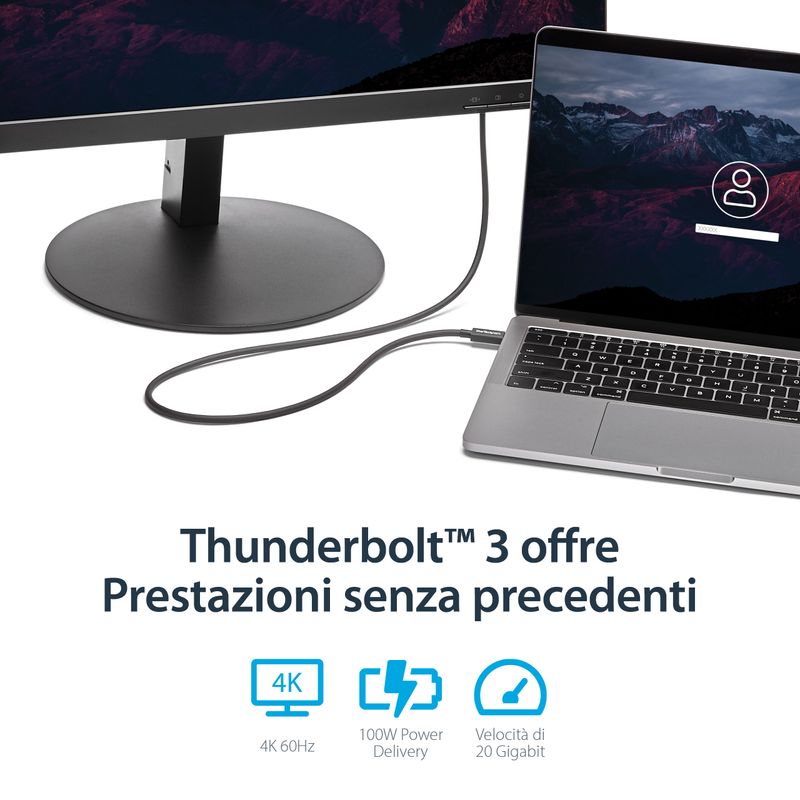 StarTech.com-Cavo-Thunderbolt-3-USB-C--20Gbps--da-1-m---Compatibile-con-Thunderbolt-USB-e-DisplayPort---M-M