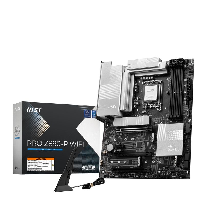 MSI-PRO-Z890-P-WIFI-scheda-madre-Intel-Z890-LGA-1851--Socket-V1--ATX