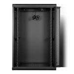 Aiten-Data-AI6618-Pensile-18U-profondita-600---Porta-in-vetro---Blocco-di-sicurezza---Include-vassoio-fisso-e-ventola-da-120-mm---Colore-nero